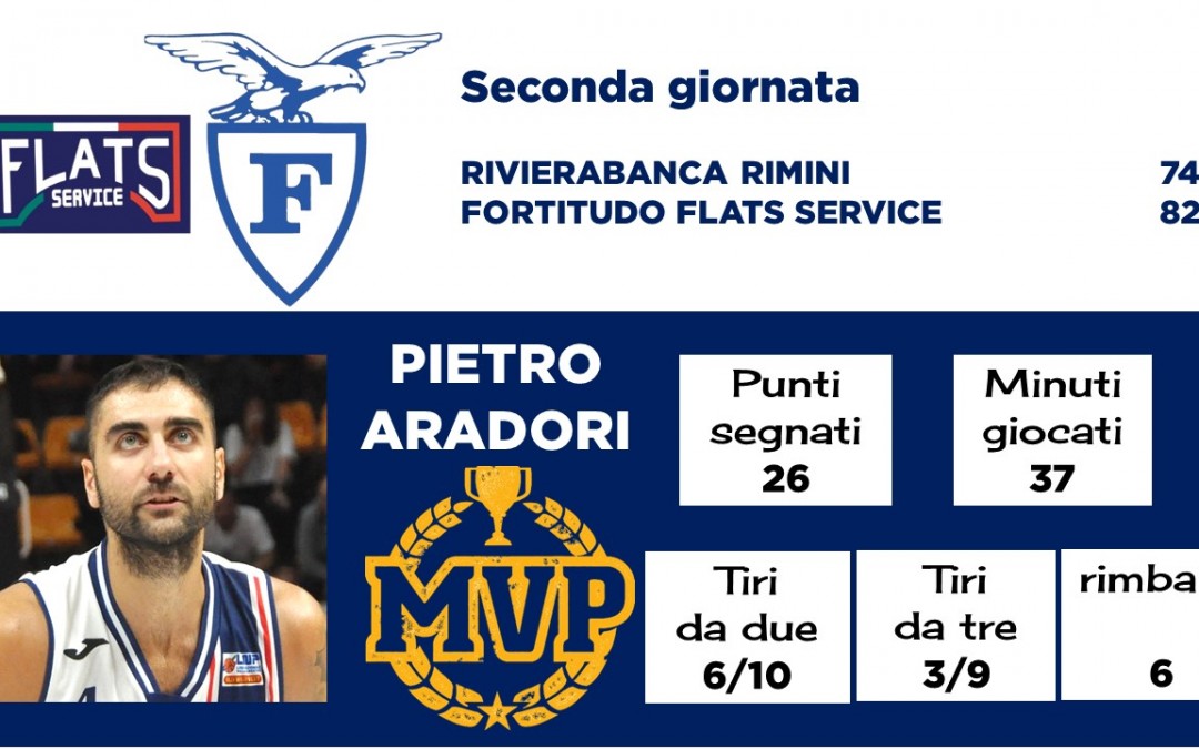 Pietro Aradori – MVP della seconda giornata a Rimini