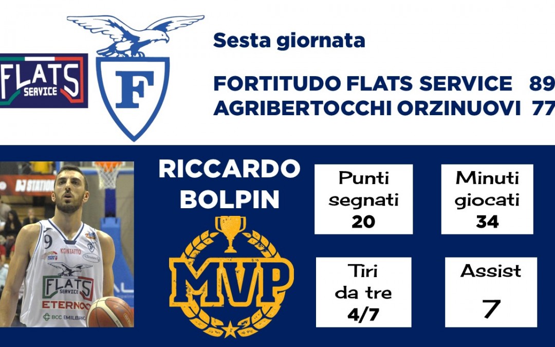 Riccardo Bolpin – MVP sesta giornata